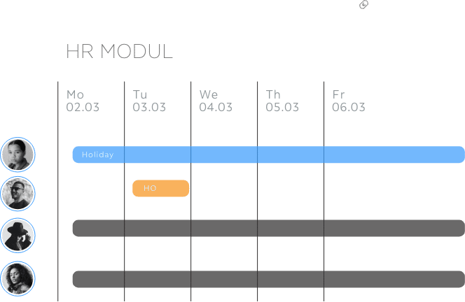 HR Modul with Holiday
